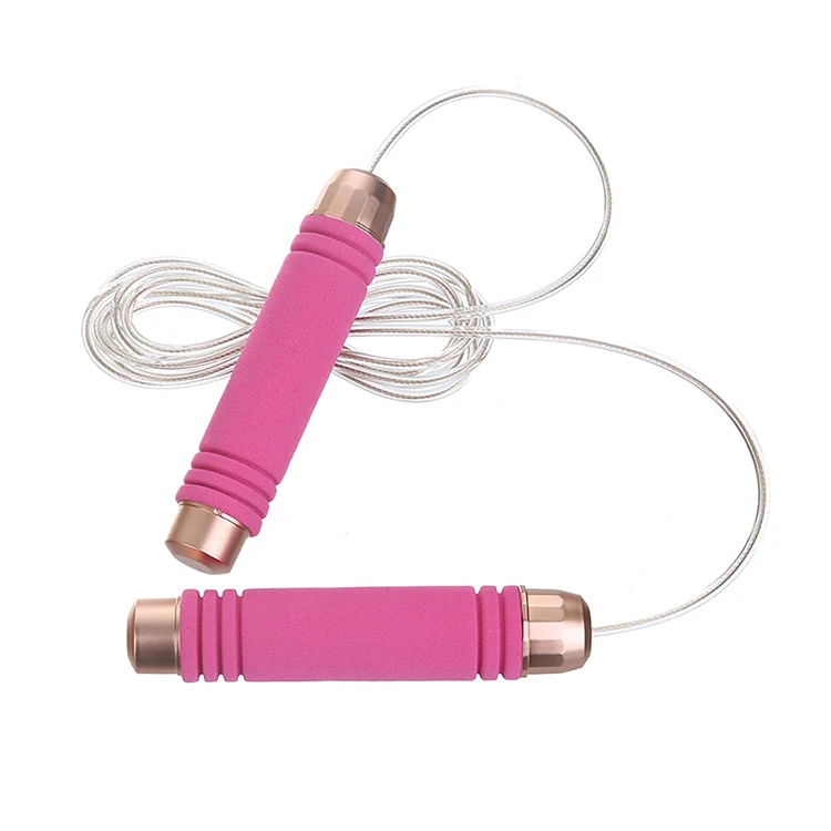 Black Durable Adjustable Length Speed Indoor Shoes Adult Heavy Muay Thai Swivel Low Moq Aluminum Jump Rope With Bolder Rope