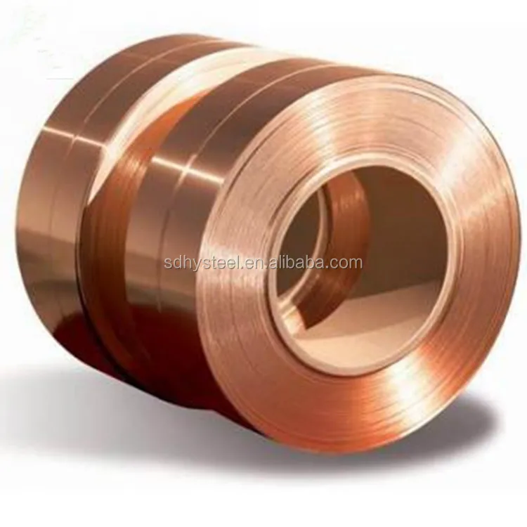 25mm Copper Strip Copper Coil Tape Manufacture For Water Heater