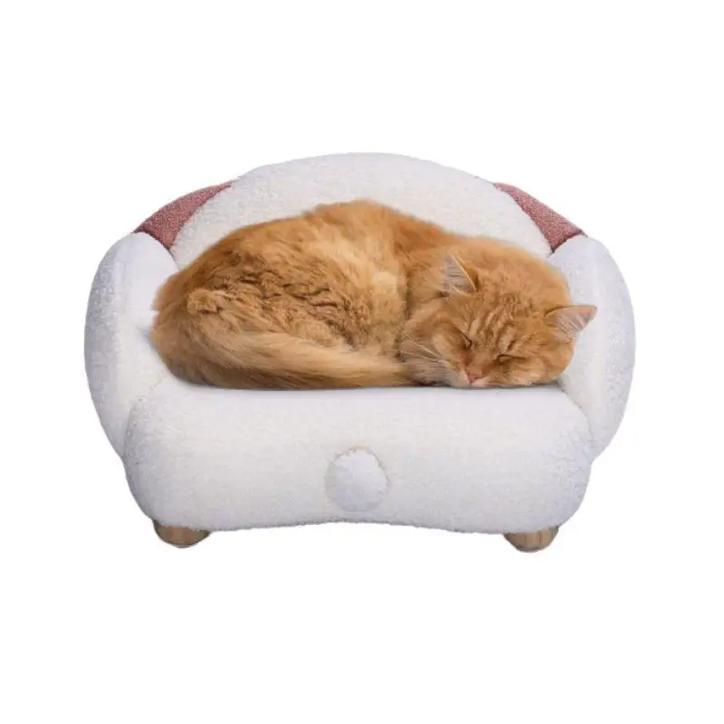 Заводская розетка для домашних животных, кроватка с кроличьими ушками, мультяшный персонаж, плюшевый диван, флисовая кровать для сна, кошачий диван