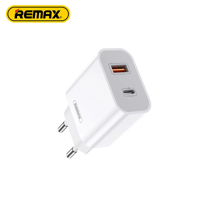 Remax RP-U68 US EU UK PD QC 20W Qc3.0 3.0 fast Wall Charger Usb C Phone Mobile Fast Cables Charger 20W for Iph 13 adapter