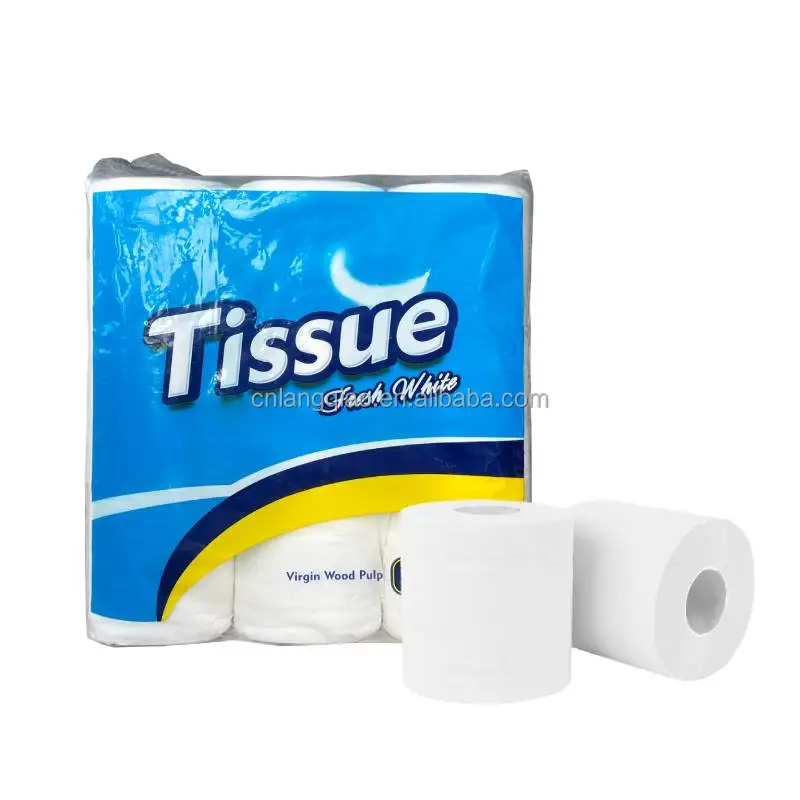 Manufacturer Sells Customised 2ply Soft Toilet Paper Wholesale Bulk Cheap Made from Virgin Wood Pulp Bamboo for Bathroom Use