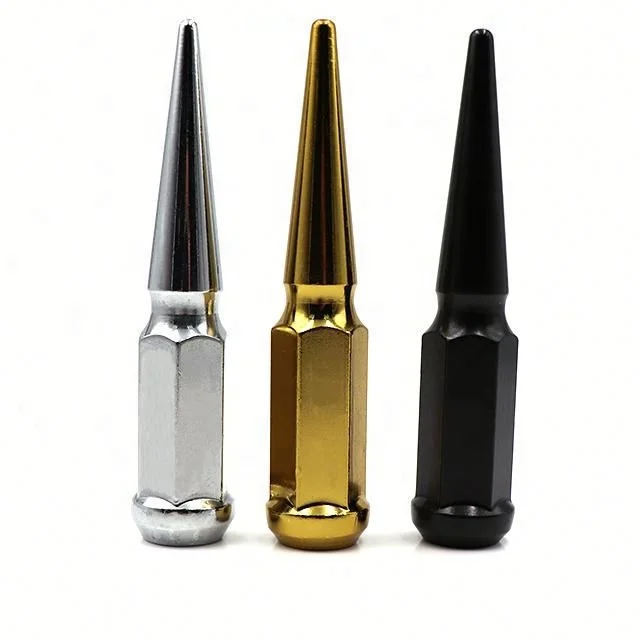 SUNSOUL Aluminum Racing Spike Lug Nuts Extended Tuner Wheel Nuts Car Wheel Rims For Universal M12*1.5