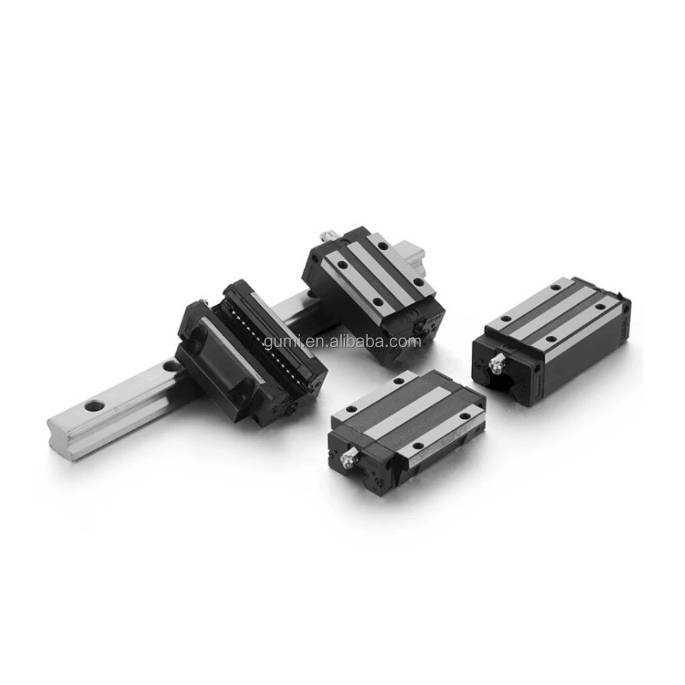 GUMI HG Series HGH HGH25 HGH25CA Square Linear Carriage Runner Block Bearings For CNC Machine 25mm HGR25 Linear Guide Rail