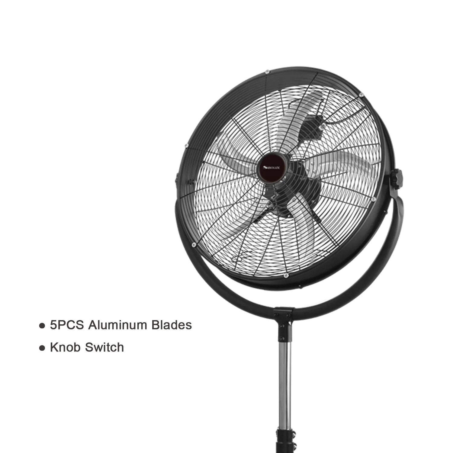 Factory price 20 inch Industrial commercial large air cooling metal industrial stand fan