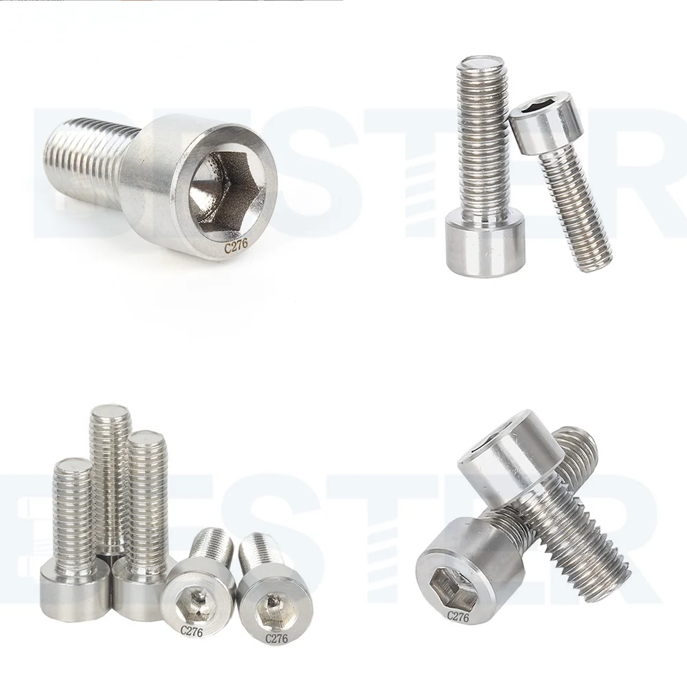 DIN912 hastelloy c276 bolt hexagon socket bolt socket hex screw hex socket head cap screw