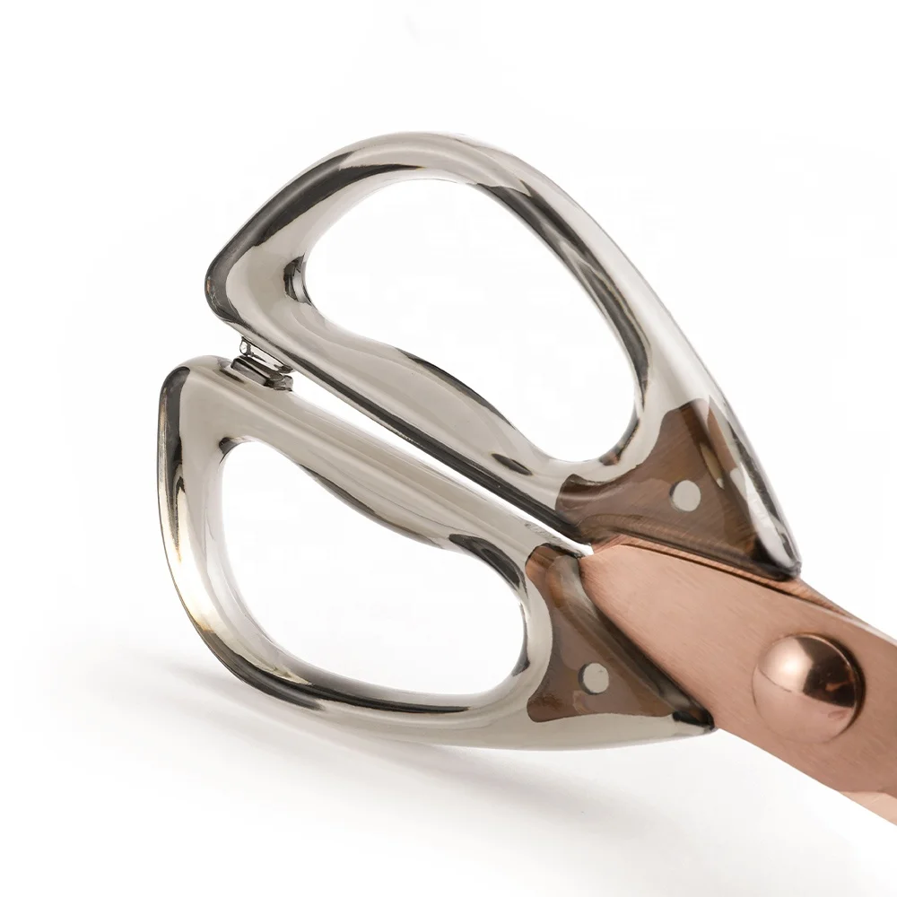2023 Cocina Kitchen Powerful Scissors Heavy Duty Multifunction Stainless Steel Kitchen Scissors With Acrylic Handle