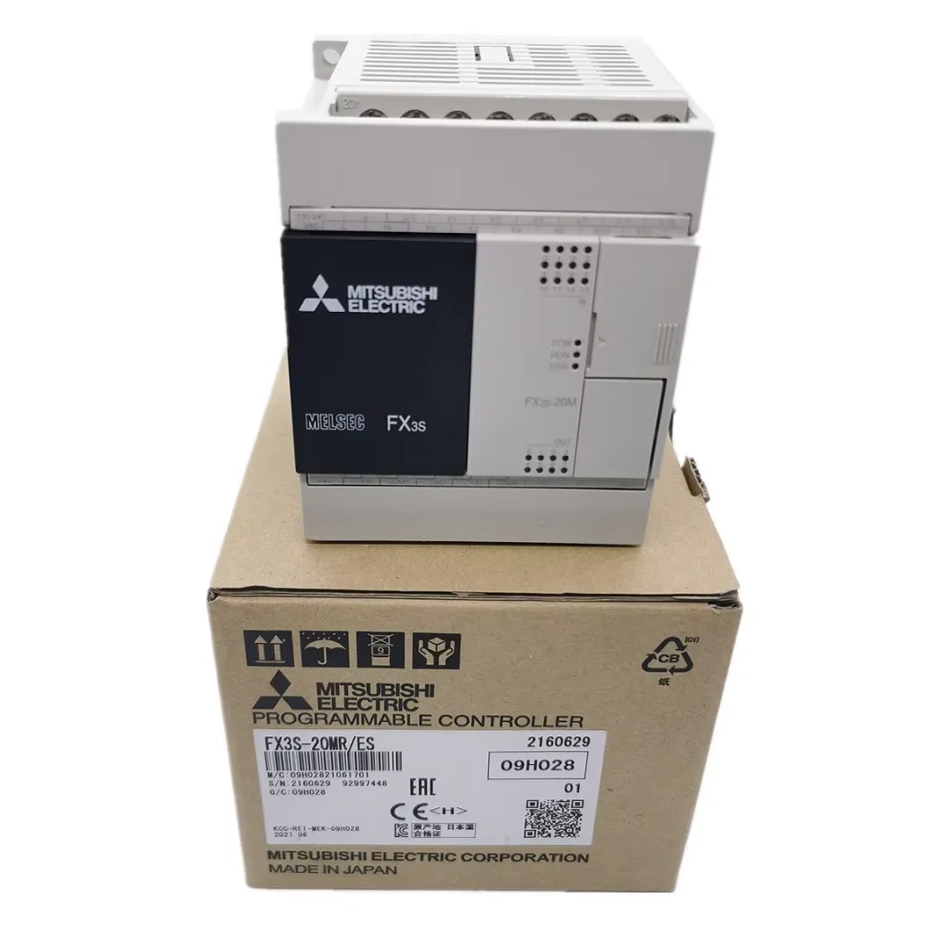 Mitsubishi FX3S-20MR PLC Programmable Controller for Automation Control Systems with Encoders