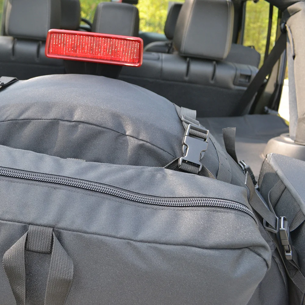 Cartaoo Spare Tire Cover Backpack Cargo Storage Bag Organizer for Jeep Wrangler JK