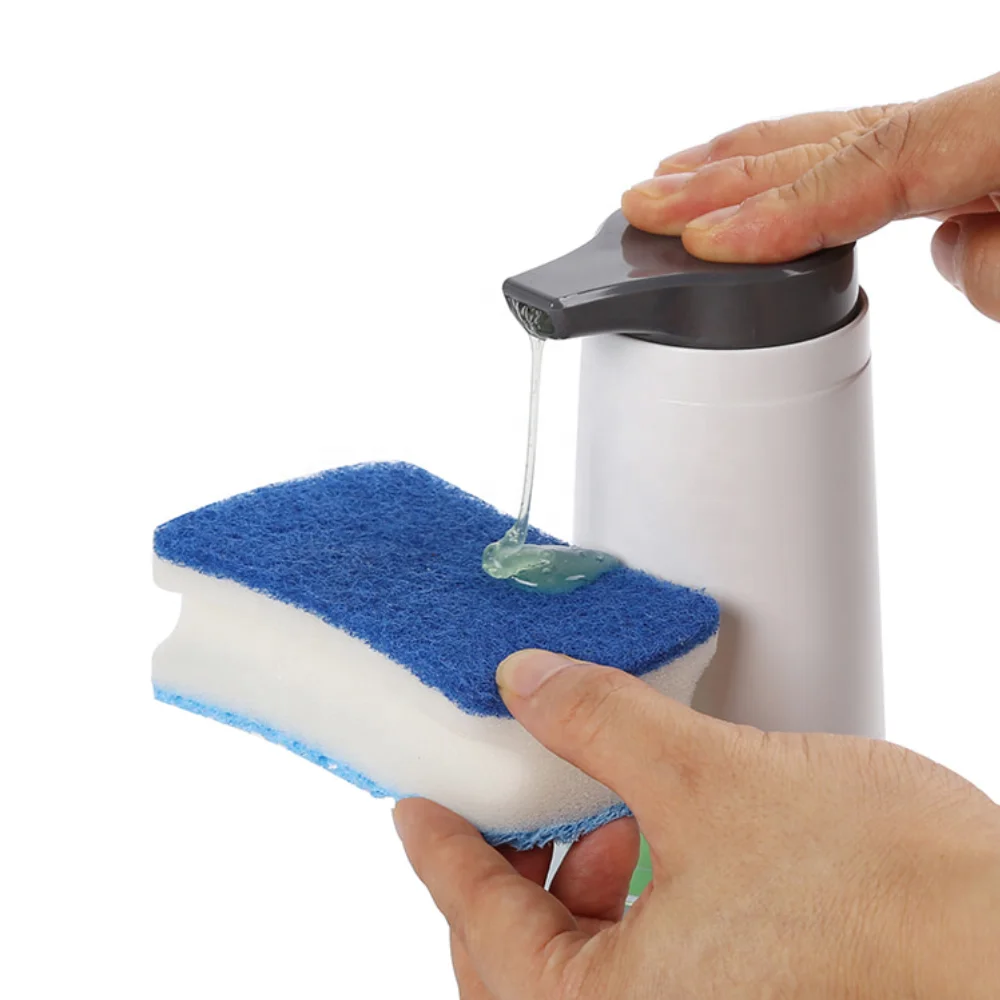 China manufacturer high quality kitchen 300ml manual plastic liquid soap dispensers bottle