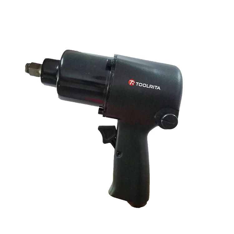 Black Color 660N.m 1/2 Inch Pneumatic Air Impact Wrench Twin Hammer Air Tools Car Wrenches