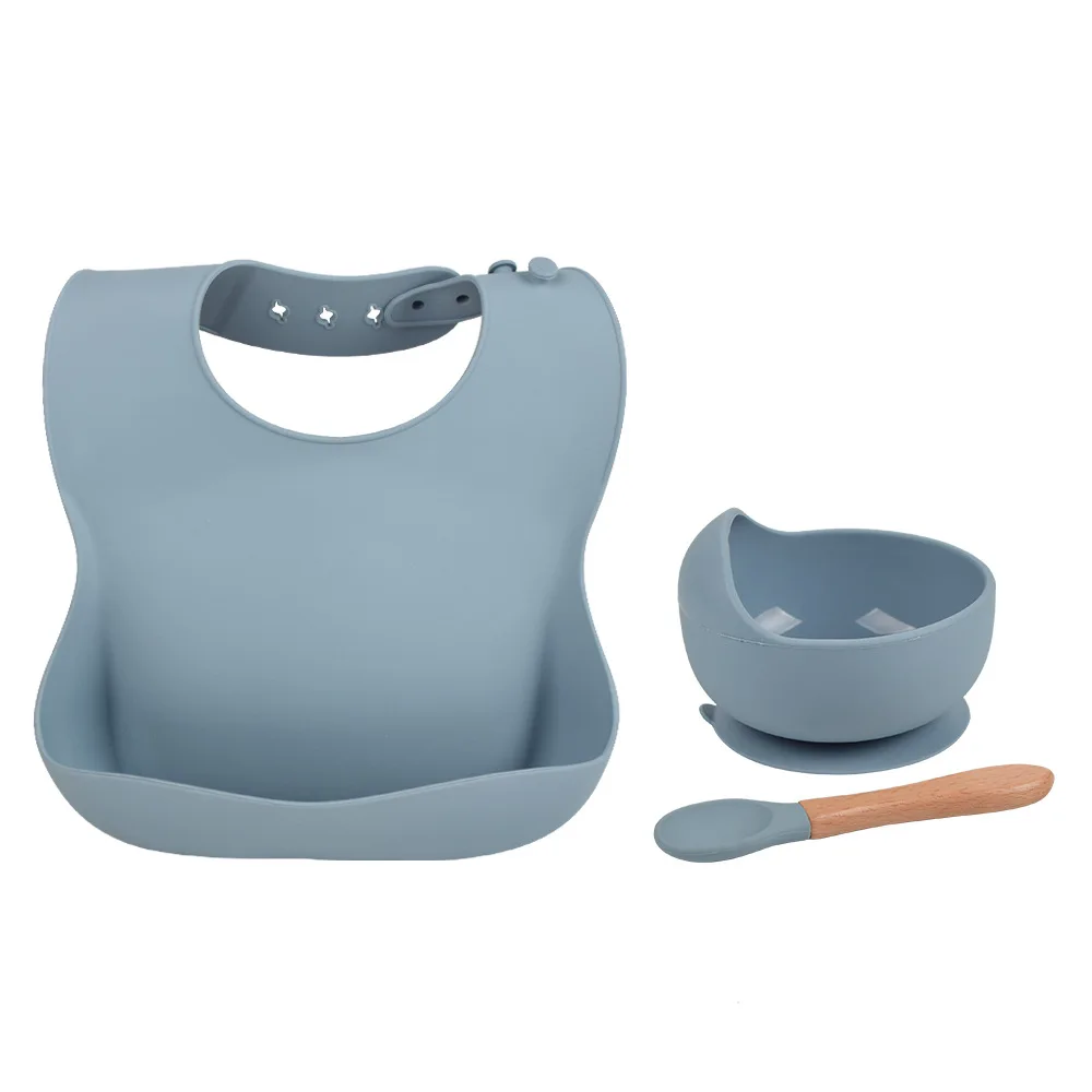 Baby Drool Teething Bibs Wearable Silicone Waterproof Silicone Bib Pacifiers Silicone Baby Bib