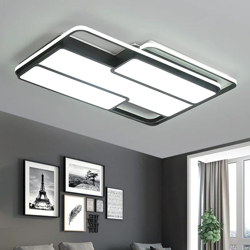 Alibaba supplier home decorative LED rectangle ceiling lamp modern ceiling light for living room