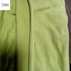 Hot selling knitted CVC french terry batch solid stocklot fabric in Shaoxing textile in China