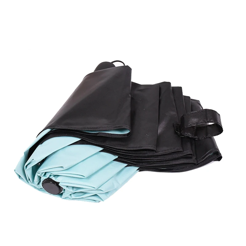 Yubo 21 inch 3 Folding Magic Umbrella Flower Printing Small Promotional Cheap Changing Color When Wet Umbrella Paraguas