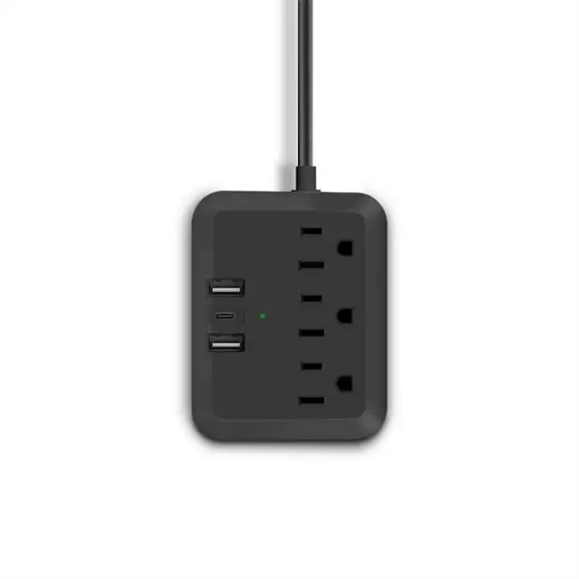 Новый продукт, удлинители питания на 3USB и 3 розетки переменного тока с разъемом типа C PD 18 Вт, удлинители с американской вилкой и USB