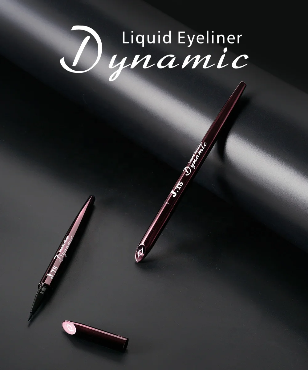 JTS best waterproof liquid eyeliner pen  luxury private label eyeliner permanent makeup eyeliner