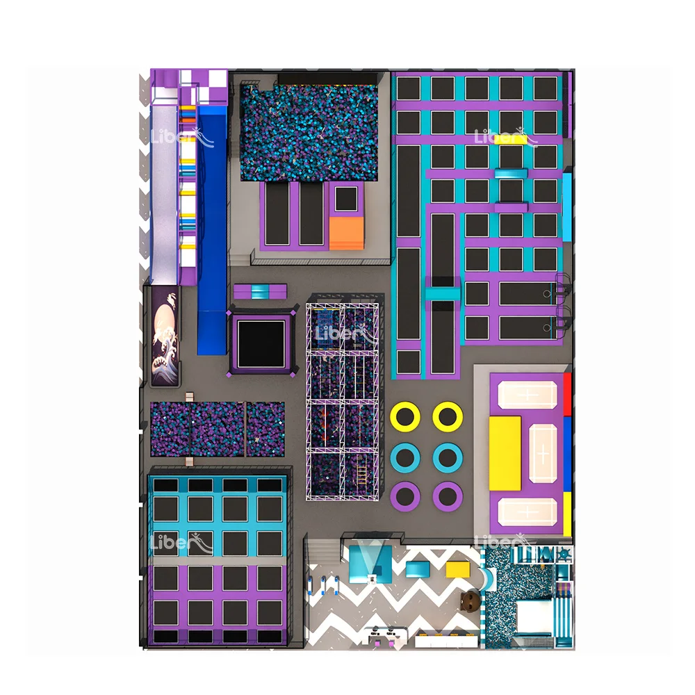Customized Commercial Indoor Trampoline Park