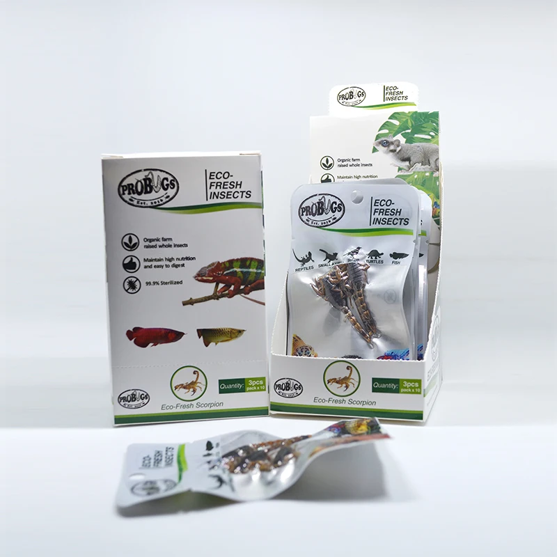 Корм для домашних животных, эко свежий Скорпион, насекомое, белок, пищевой Скорпион для домашних животных