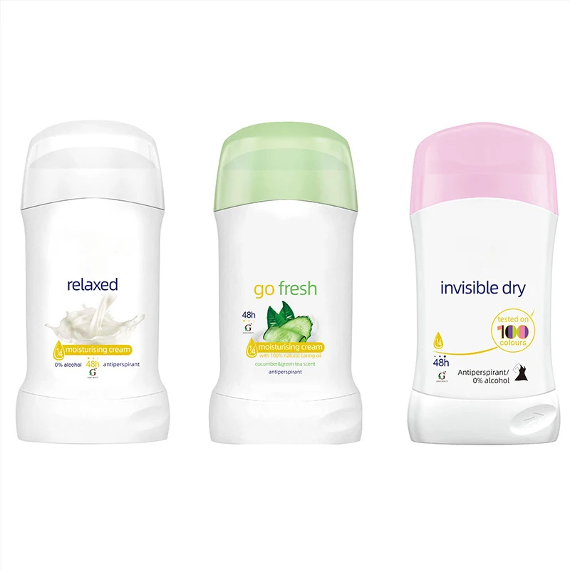 OEM antiperspirant deodorant stick supports customized MOQ deodorant antiperspirant stick herbal underarm antiperspirant stick