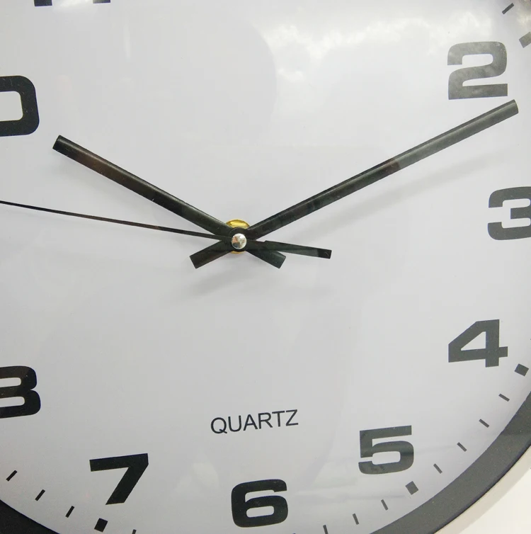 European hotsale office decoration aluminum wall clock