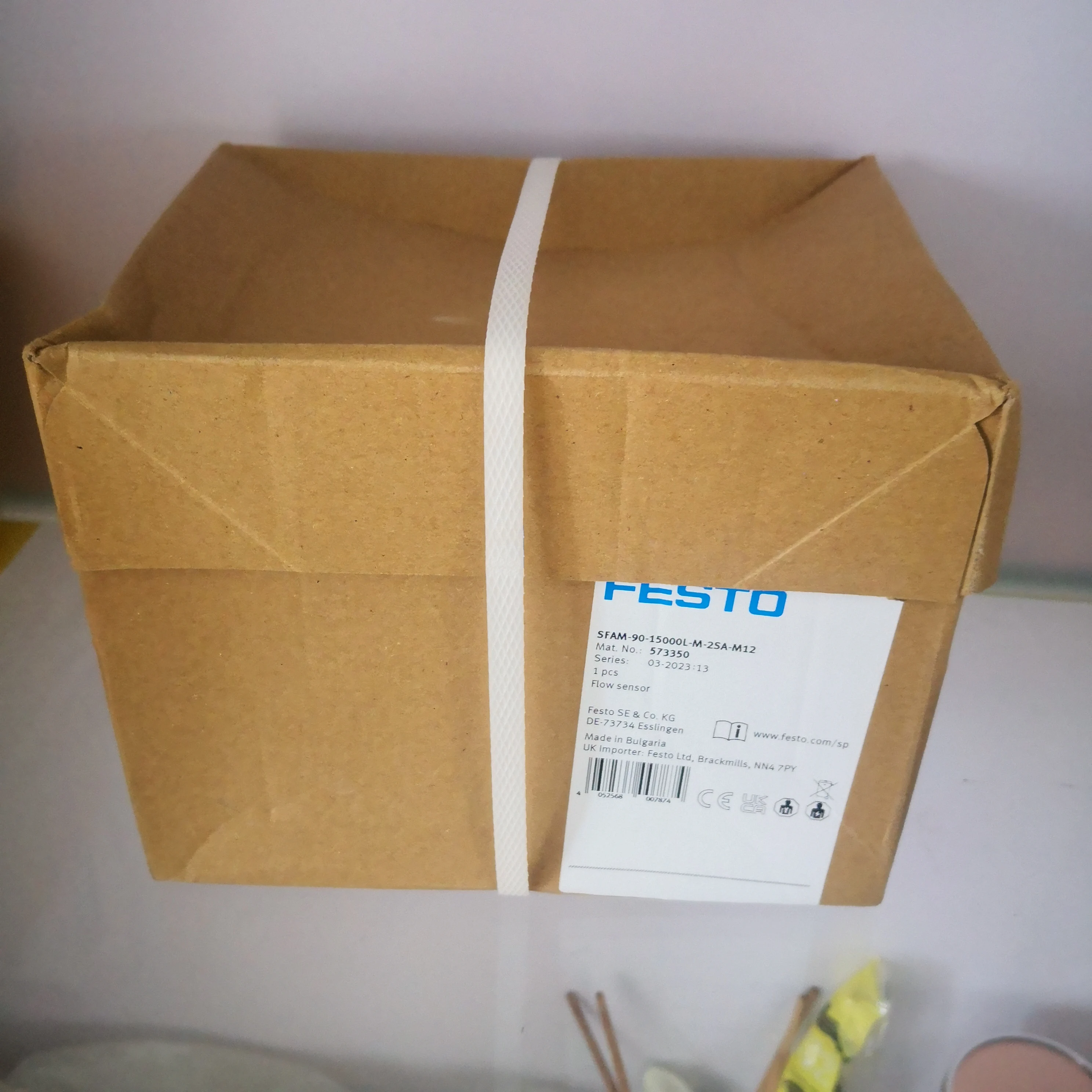 ORIGINAL AND NEW 573350 SFAM-90-15000L-M-2SA-M12 FESTOS ON STOCK Flow sensor