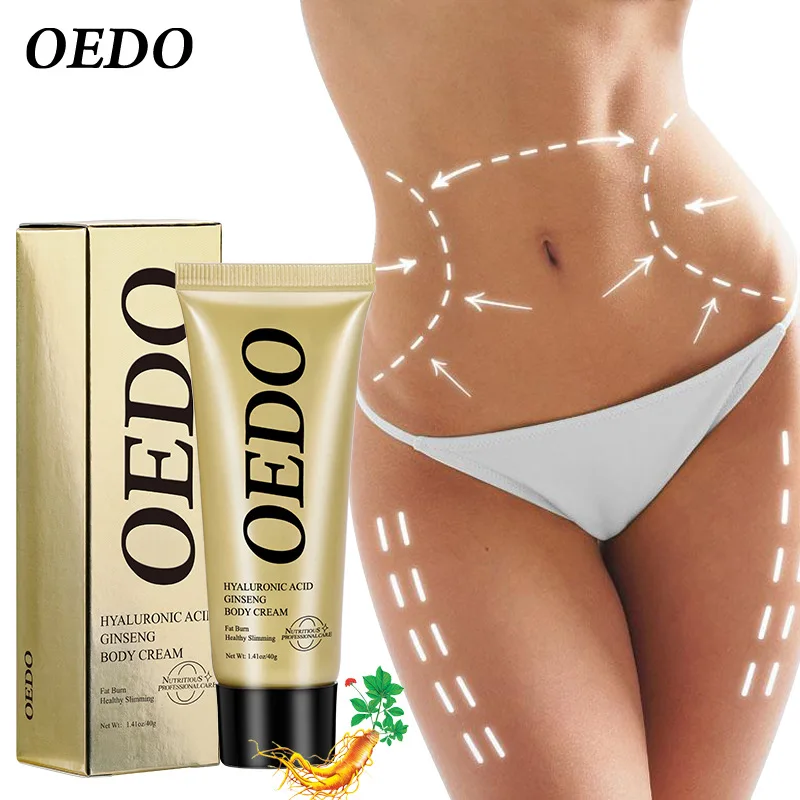 NEW OEDO Hyaluronic Acid Ginseng Body Slimming Cream Reduce Cellulite Lose Weight Burning Shaping Waist Fat Slimming Cream