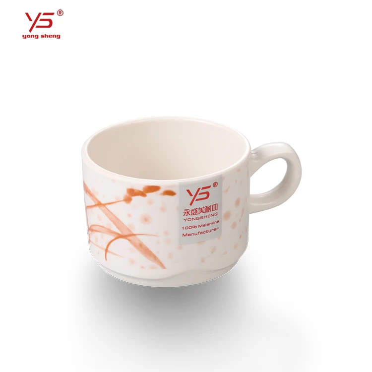 Yongsheng Eco-friendly 100% melamine coffee plates,conveyor plate,dish caddy 300mm plate