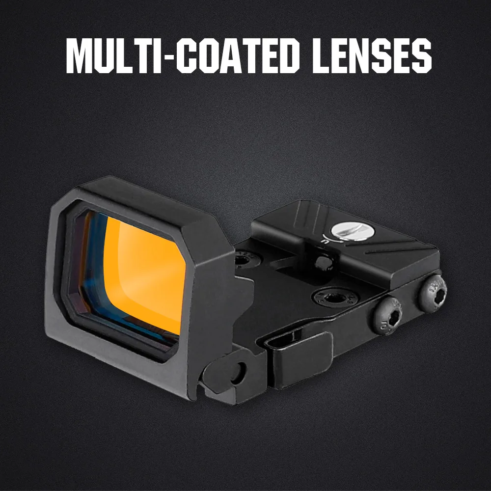 Ohhunt OEM Hunting Optics 1x21x15 Flip Up Reflex Sight RM Footprint Folding Red Dot Sight W/ 20mm / G Mount