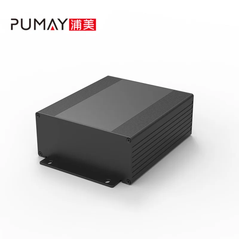 custom cutouts aluminum enclosures computer chassis for media center 107*47-100 mm