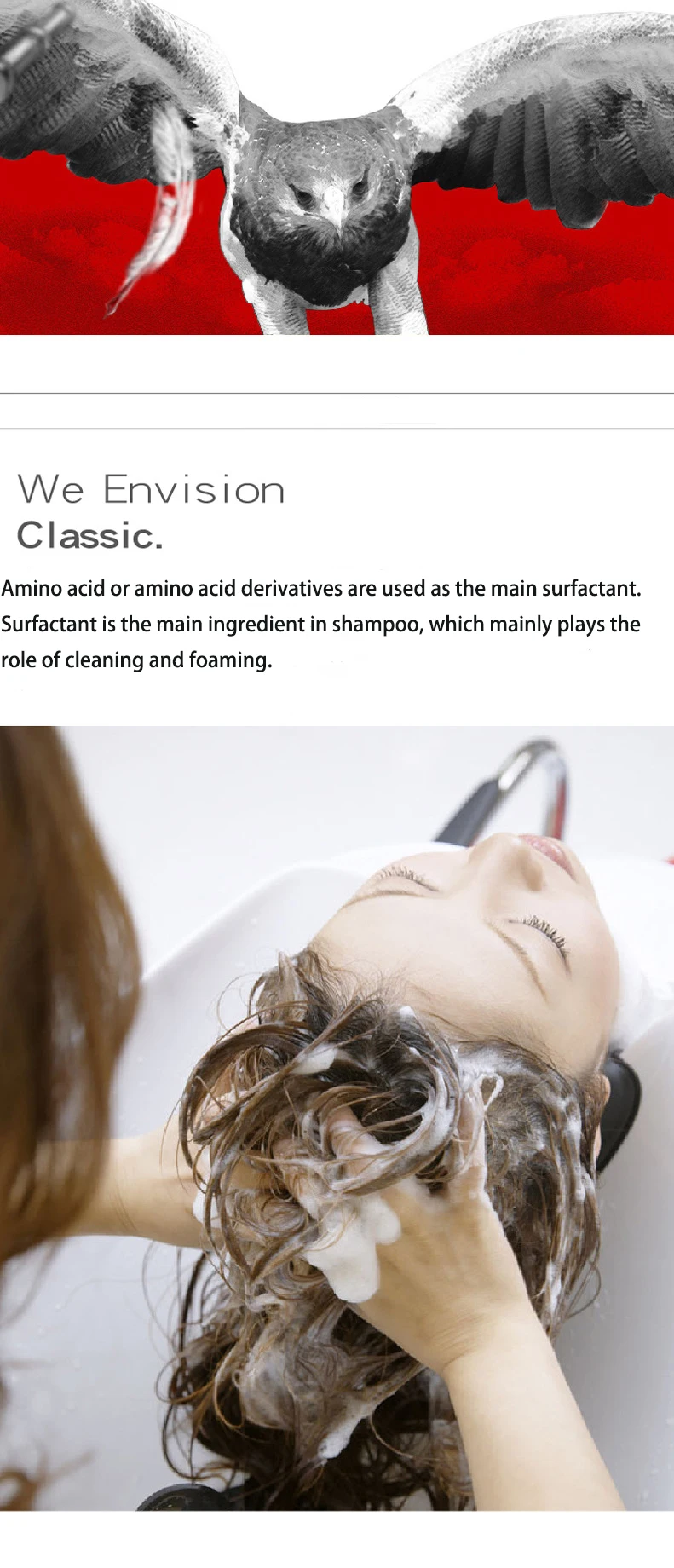 Clean Shampoo For Oily Hair Anti-dandruff Anti-itch Oil Control Silicone Free Amino Acid Hair Shampoo