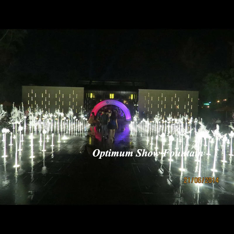 
Malaysia R & F Princess Bay Outdoor Steel Boy Girl Fountain Dry Fountain Water 