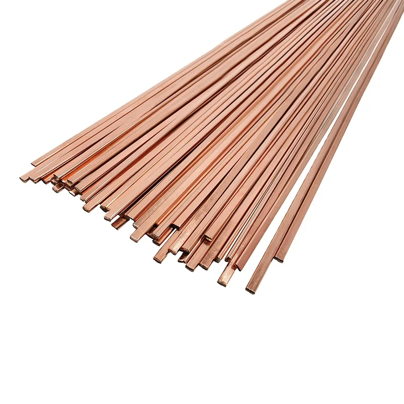 BCuP-2 BCuP-3 BCuP-5 BCuP-6 welding wires silver phos copper brazing welding rod flat rod