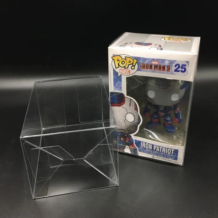 Waterproof 4inch 0.5mm Funko Pop Protectors Vinyl Auto Lock Stacks - Premium Protector Case Plastic Box Shield With Soft Crease