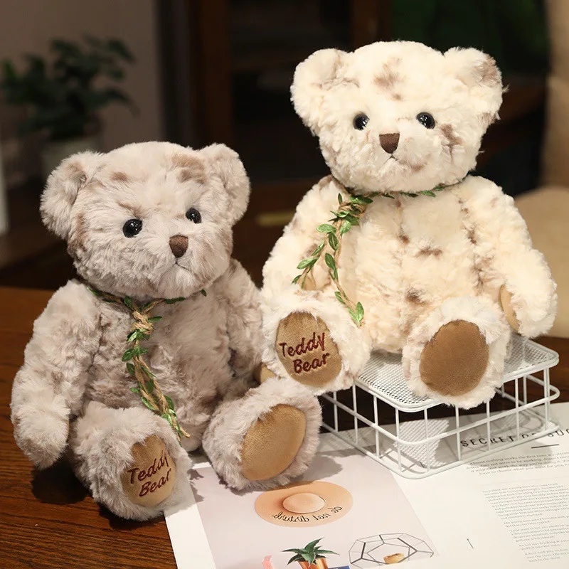 Greenmart Custom Teddy Bear Soft Stuffed Tie-Dye Plush Toy for Home Decoration Holiday Gift PP Filled Cotton Material Wholesale