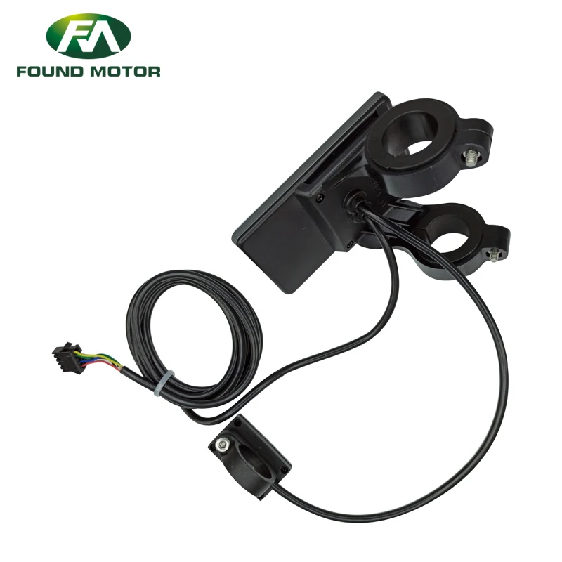 M5 LCD Panel Screen Bicycle Display Meter 6 Pin SM Connector Compatible with 31.8/22.2mm Handlebar for Electric Bike