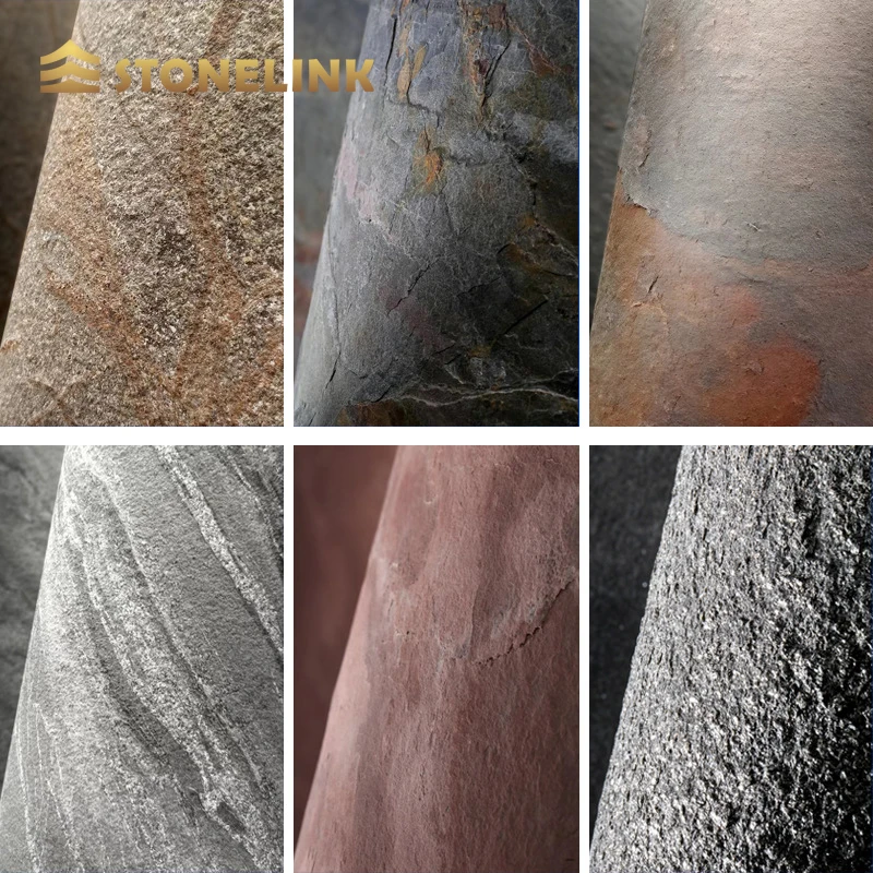 Natural Stone Ultra Thin Marble Veneer Sheet Wall Panel Flexible Stone Veneer Stripe Flexible Wall Tiles For Outdoor Wall