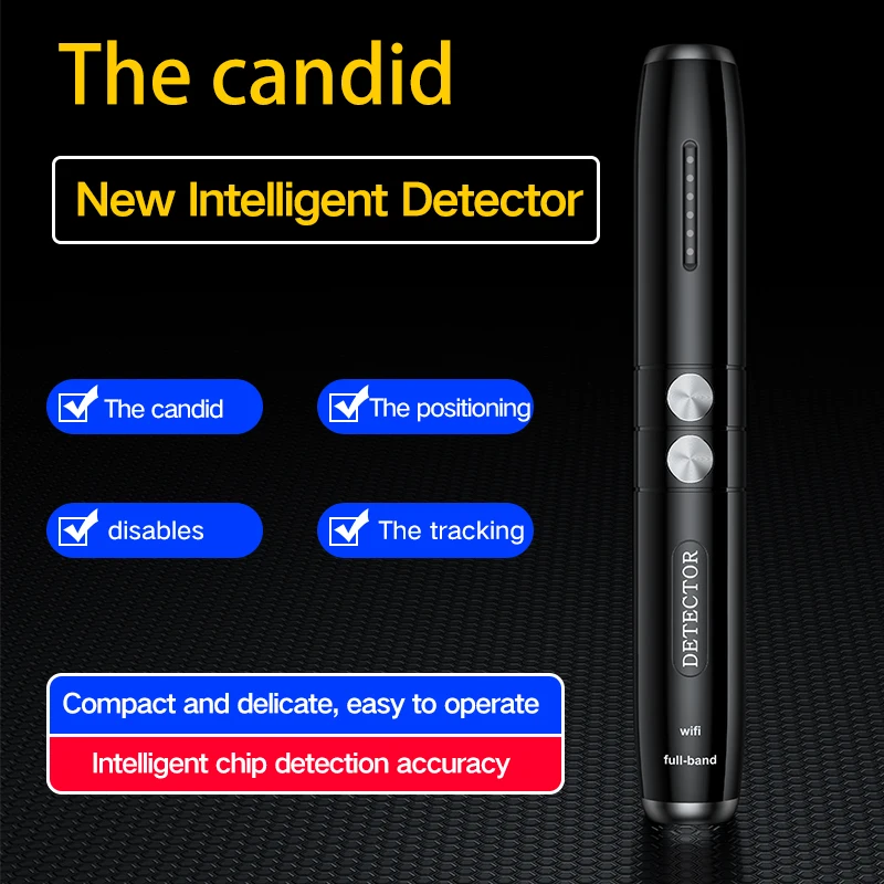 Whole Sale T8 Mini Anti Camera Detector Hidden Cam Pen Audio GSM Anti Wiretapping Scanner Bug Wireless Signal Detector