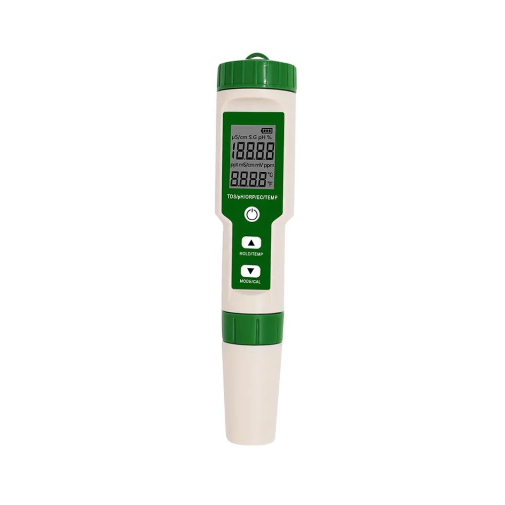 New Products 2023 Unique 5 in 1 TDS/PH/EC/Temperature ORP Meter Digital PH Pen  Water Quality Monitor Tester for Pools Aquariums