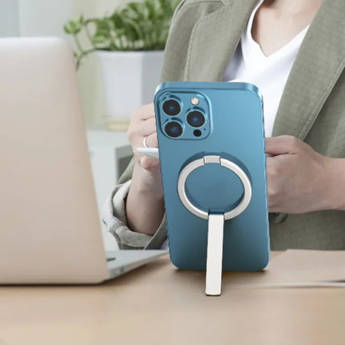 custom portable mobile phone desk stand phone magnet mount for magsafe