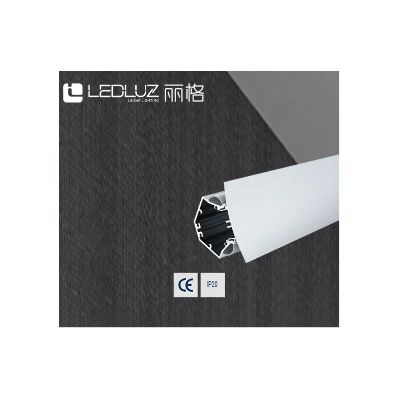 ALP190 LED strips aluminum channel 1M 2M 3M led aluminum profile for strips light Two Directions Lighting alu profile