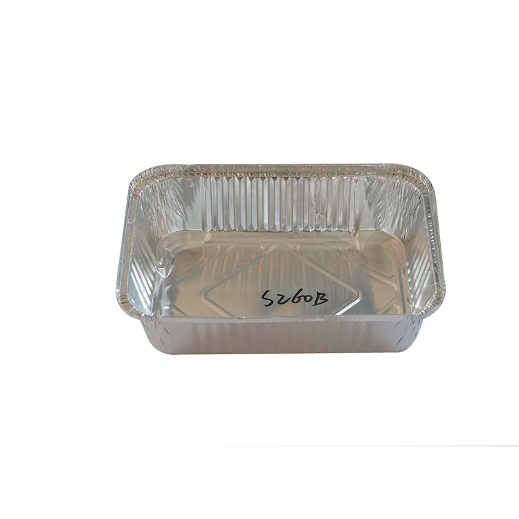 Food Packing aluminum foil cover hot cold food storage packing containers aluminum foil tray