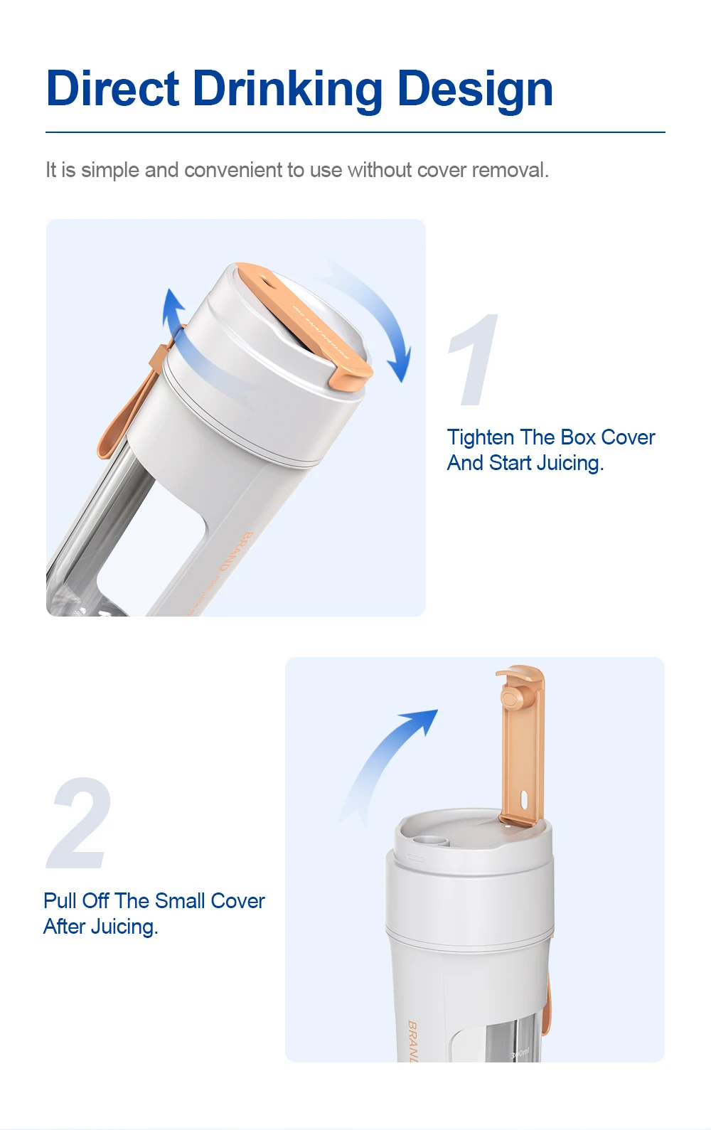 factory direct New Electric Fruit Personal Mini Usb Juicer Portable Blender mixer juicer