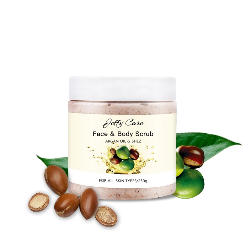 OEM Natural Organic Shea Butter Body Scrub Exfoliating Nourishing FirmingPerfume Body Scrub Vanilla Propose Soft Dead Skin
