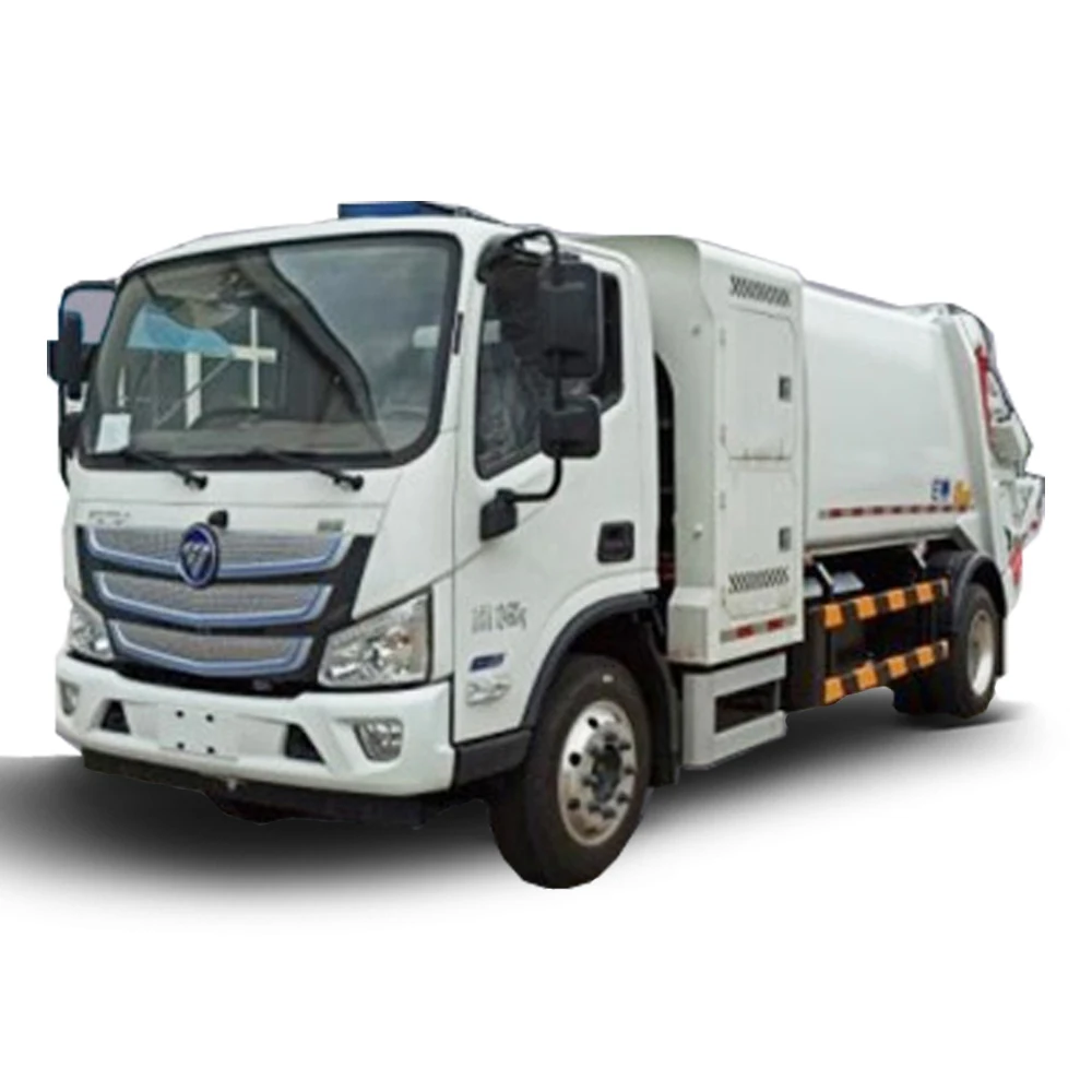 Foton 4*2 Refuse Removal Garbage Trucks 6m3 Garbage Collector Truck Compactor Garbage Truck Price