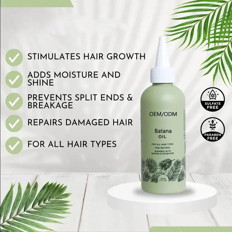 Wholesale High-Quality Natural Batana Oil Hair Growth Smooth Deep Moisturizing Shampoo