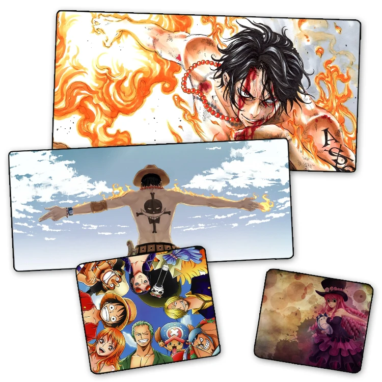 
Anime ONE PIECE 3D promotional mouse pad manufacturers wholesale custom custom cartoon game large mouse pad keyboard pad 