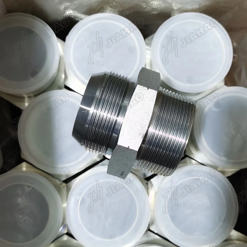 thread connector joint metric swage threaded fittings extension pipe npt hydraulic weights hose steel hex nipple