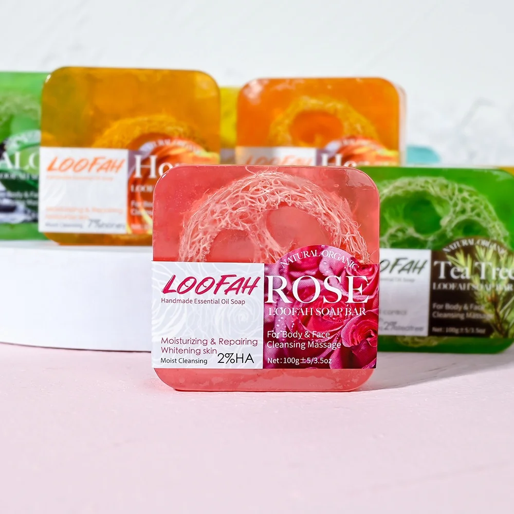 Dropshipping Asmr Elegant Perfume Solid Loofah Korean Beauty Toilet Soap Care