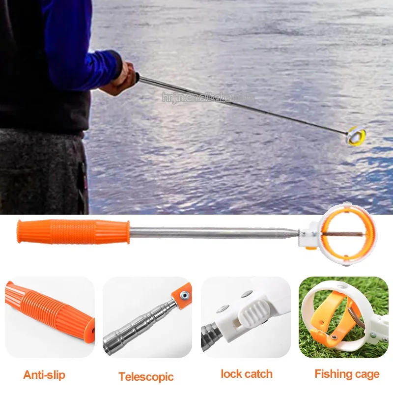 Wholesale Telescopic handle underwater golf ball picker golf driving range golf ball retriever picker telescoping ball picker