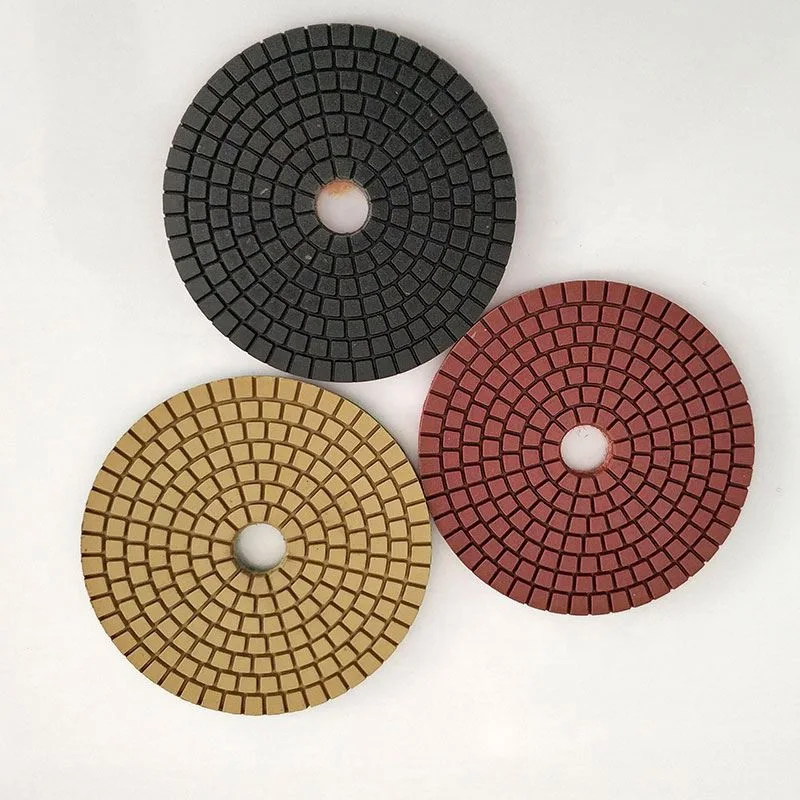 Sanding Disc Flexible Grinding Disc Resin Bond Dry Diamond Polishing Pad Quartz Polishing Pads for Granite Marble Stone 3mm